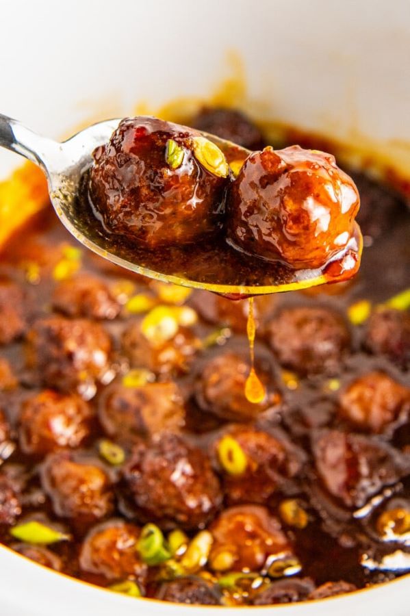 sweet and sour meatballs crockpot