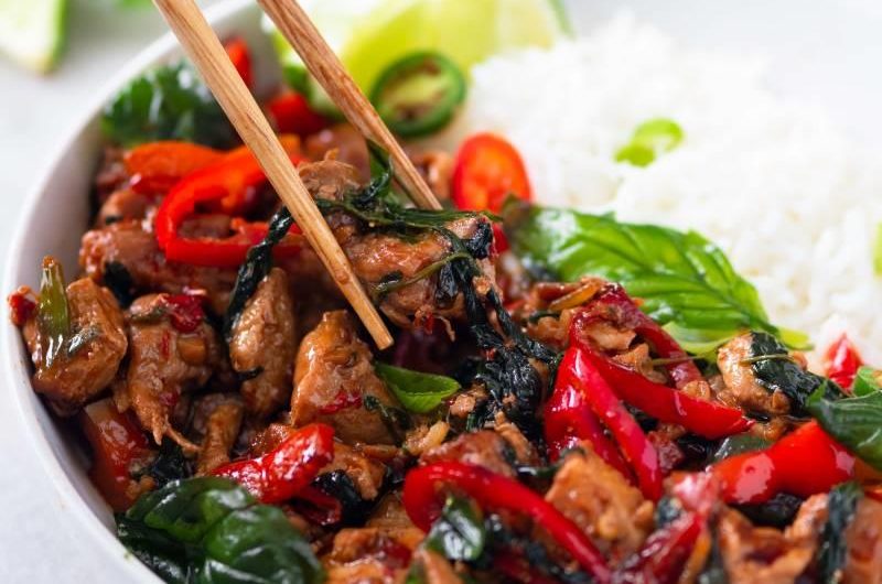The Sizzle and Spice of Spicy Thai Basil Chicken: A Flavorful Culinary Adventure