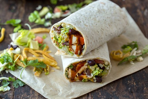 bbq chicken wrap