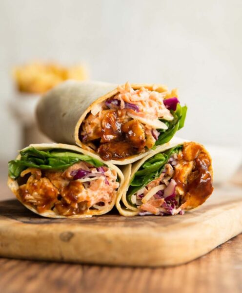 bbq chicken wrap