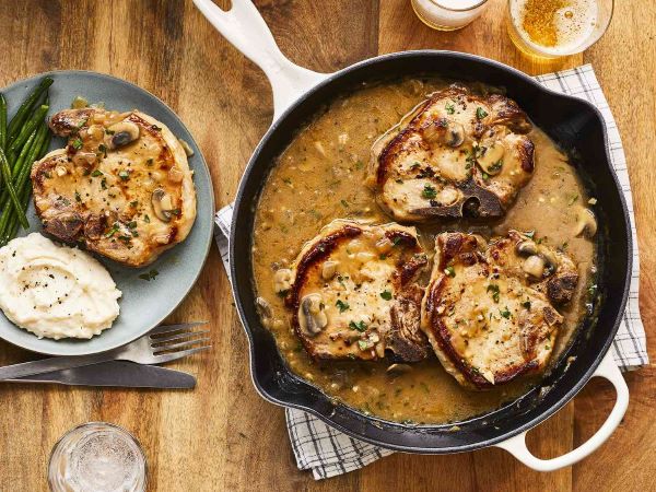 smothered pork chops